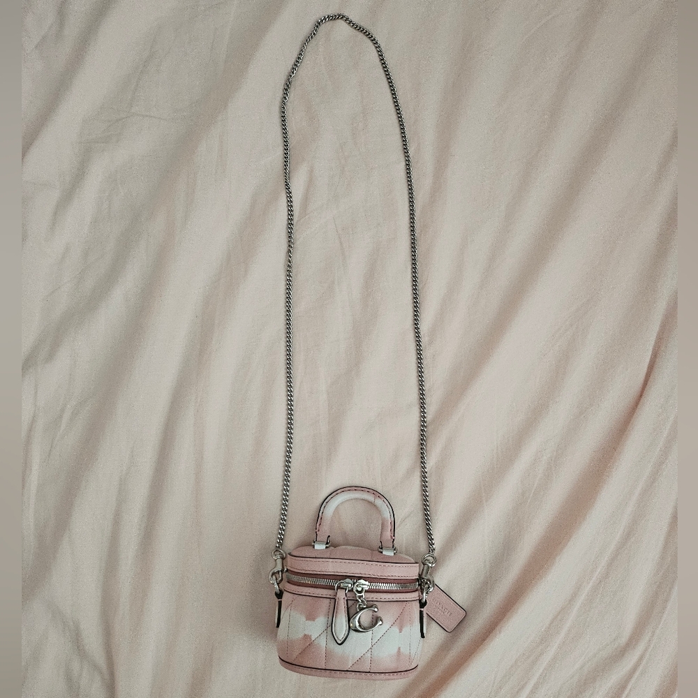 Coach Trail Crossbody Bag 12 With Quilting And Tie Dye